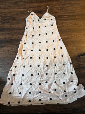 Vintage Victoria secret  Polka Dot Slip Dress with Spaghetti Straps